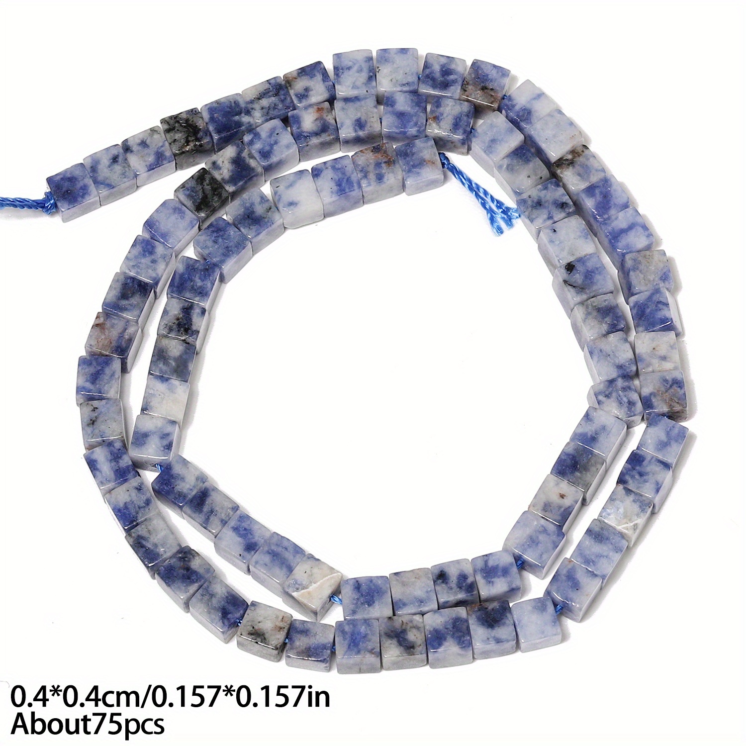 Natural Stone Cube Beads for DIY Jewelry Making